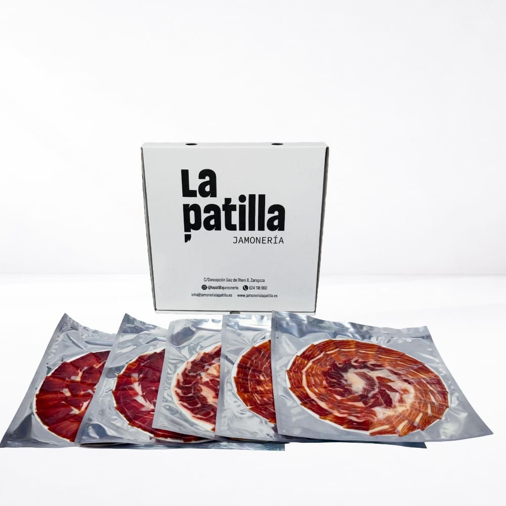 Pack sobres de jamón etiqueta blanca - Origen Salamanca - Imagen 2