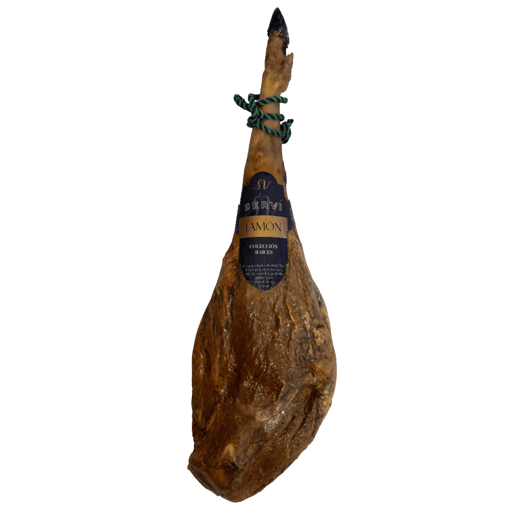 Jamón Fuera de Norma Raíces Servi · Curación Natural · 8–8,5 kg · Selección Premium