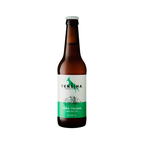 Botella de cerveza Tensina Peña Telera IPA de 33 cl