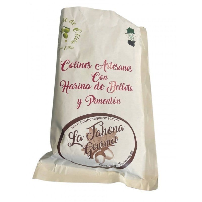 Bolsa de colines artesanos con harina de bellota y pimentón La Tahona Gourmet de 180 g