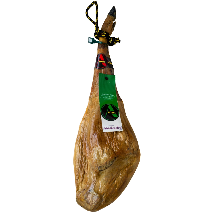 Jamón de Cebo de Campo Ibérico 75 % Raza Ibérica Antonio Martín Martín, pieza entera de 8 a 8,5 kg