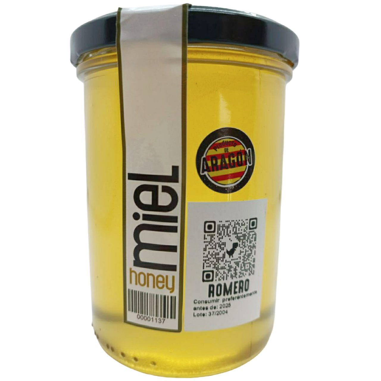 Tarro de miel de romero de Aragón de 550 g