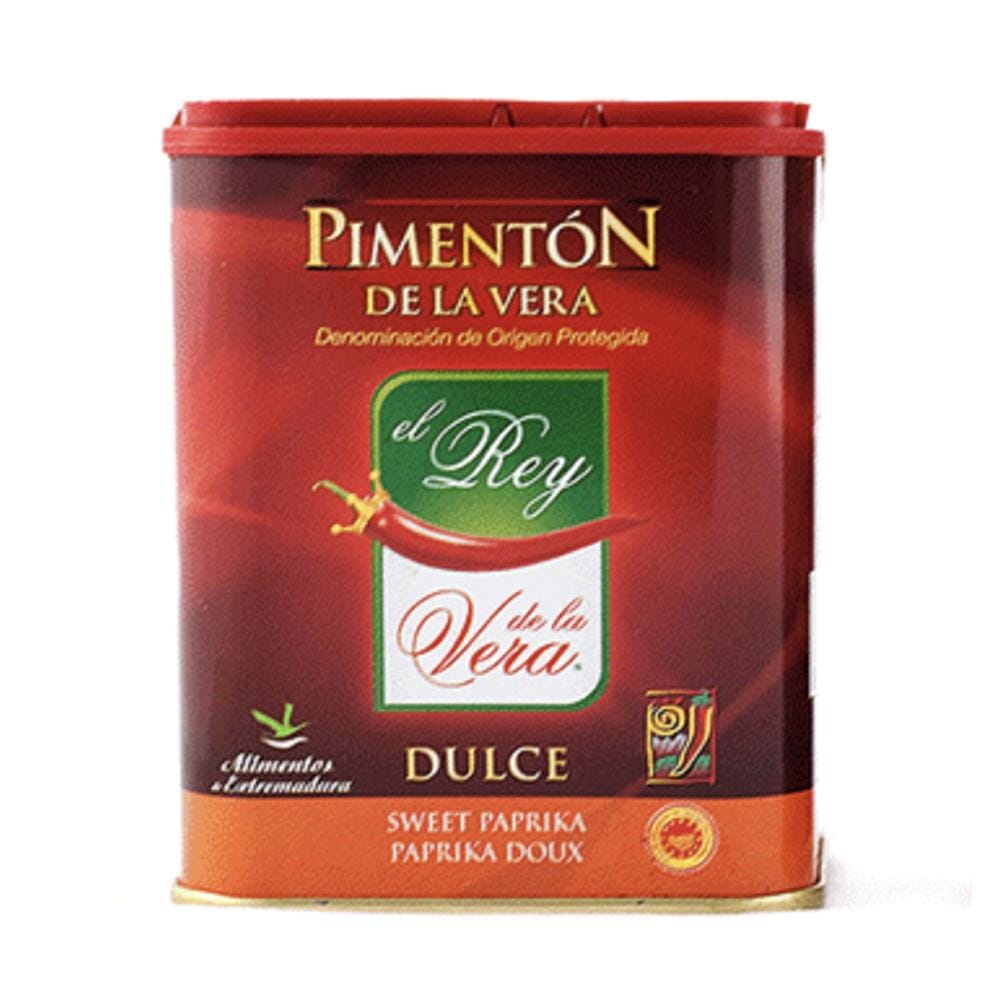 Lata de Pimentón de la Vera D.O.P. Dulce El Rey de 75 g