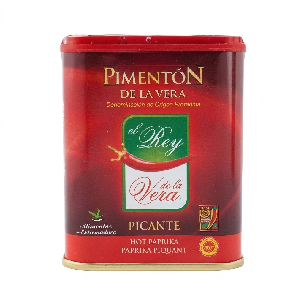 Lata de Pimentón de la Vera D.O.P. Picante El Rey de 75 g